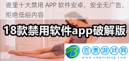 夜里十大禁用 APP 軟件安卓，安全無(wú)廣告，拒絕低俗內(nèi)容