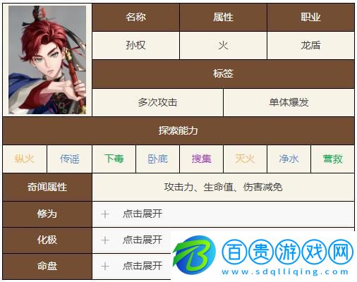 如鳶孫權(quán)技能天賦具體解讀