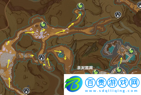 原神荒石蒼漠浮羅囿草神瞳位置在哪兒