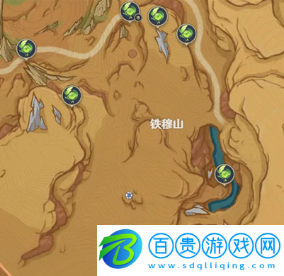 原神荒石蒼漠浮羅囿草神瞳位置在哪兒