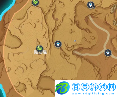 原神荒石蒼漠浮羅囿草神瞳位置在哪兒