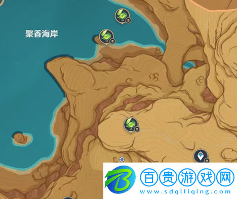 原神荒石蒼漠浮羅囿草神瞳位置在哪兒