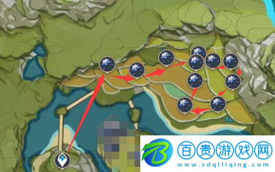原神琉璃百合采集點在哪兒